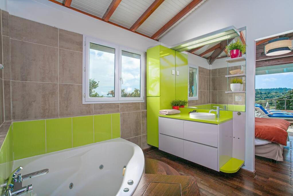 Luxueuse Villa Katleya, Vue Mer Le Vauclin Exterior foto