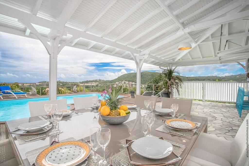 Luxueuse Villa Katleya, Vue Mer Le Vauclin Exterior foto
